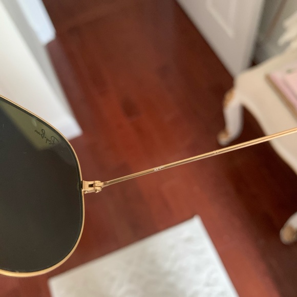 Blue reflective ray ban sunglasses - Picture 5 of 5